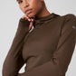 Airlift Winter Warm Hooded Runner — Espresso