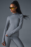 Airlift Winter Warm Hooded Runner — Steel Grey