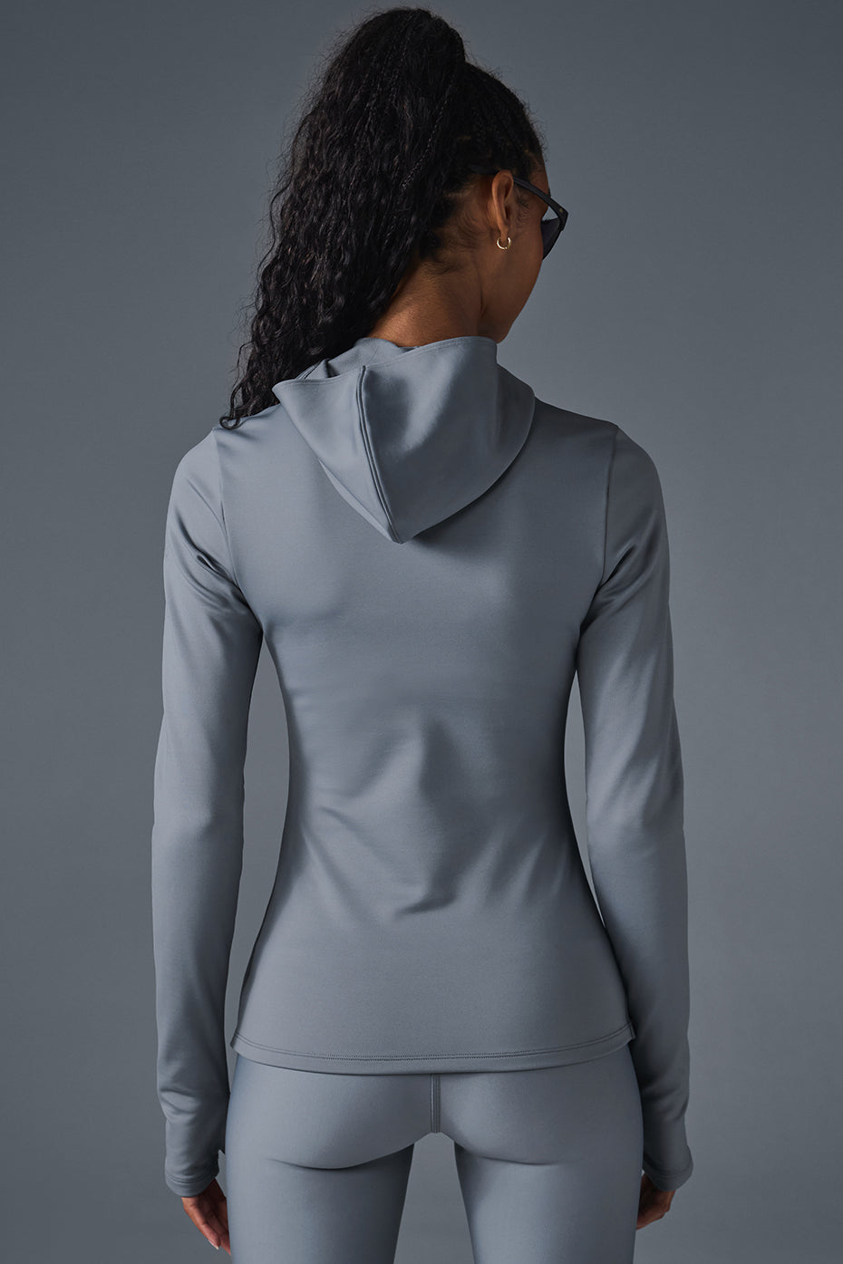 Airlift Winter Warm Hooded Runner — Steel Grey