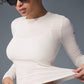 Ribbed Sea Coast Long‑Sleeve — Ivory