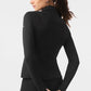 Airlift Winter Warm 1/4 Zip Long‑Sleeve — Black
