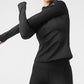Airlift Winter Warm 1/4 Zip Long‑Sleeve — Black
