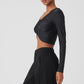 Standout Long‑Sleeve — Black