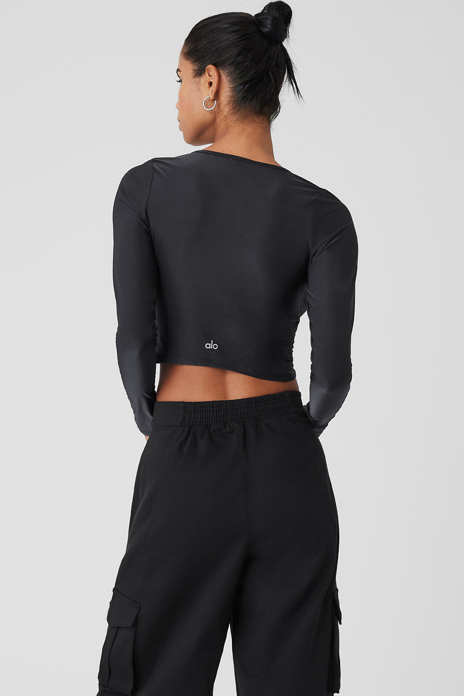 Standout Long‑Sleeve — Black