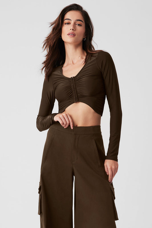 Standout Long‑Sleeve — Espresso