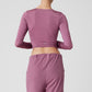 Standout Long‑Sleeve — Soft Mulberry