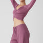 Standout Long‑Sleeve — Soft Mulberry