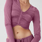 Standout Long‑Sleeve — Soft Mulberry