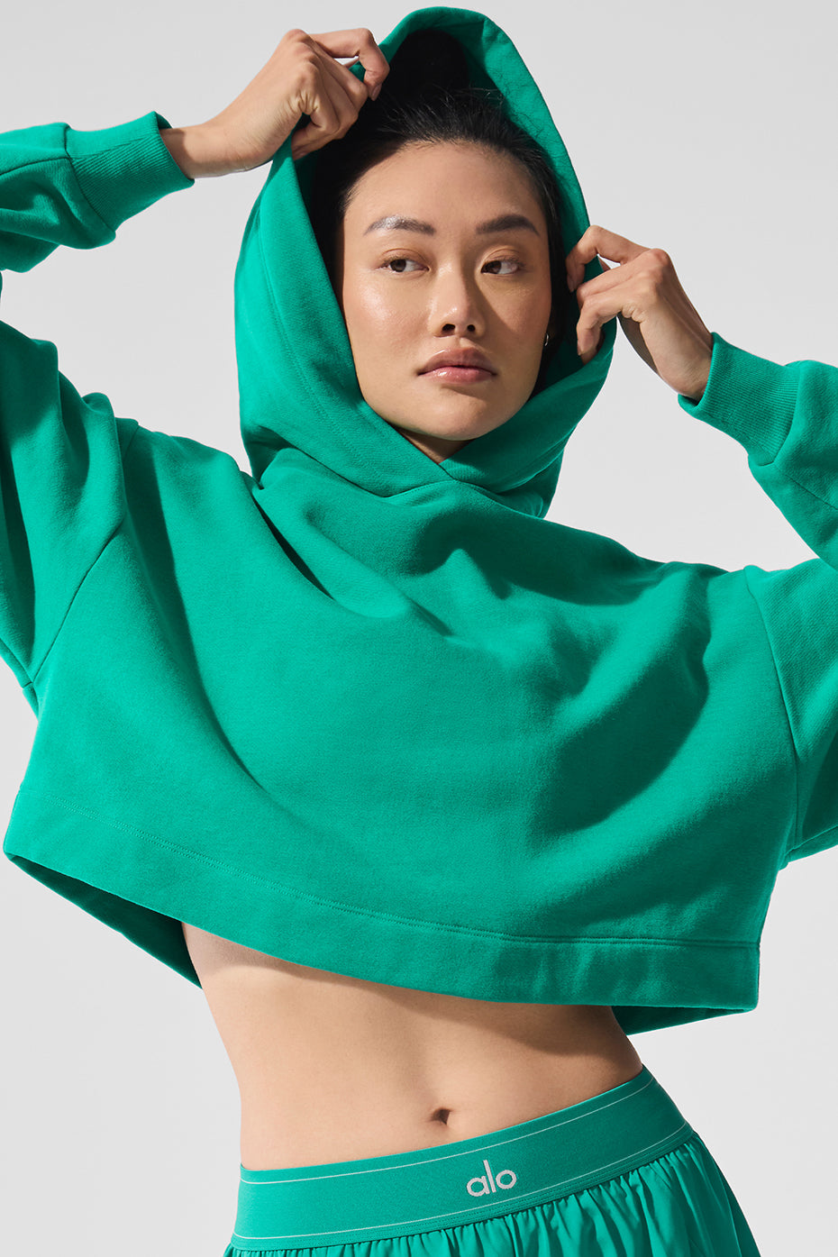 Bae Hooded Sweatshirt — Spruce Green