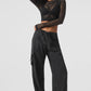 Seamless Open Air Cover Up — Black