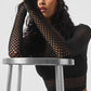 Seamless Open Air Cover Up — Black