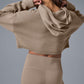 Scholar Knit Cargo Full Zip Hooded Sweatshirt — Gravel