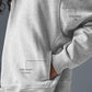 Hazy Mock Neck Crew Sweatshirt — Athletic Heather Grey