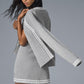 Tennis Club Sweater Knit Cardigan — Athletic Heather Grey/White