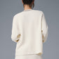 Tennis Club Sweater Knit Cardigan — Ivory/Gravel