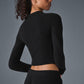 Snuggle Up Sweater Long‑Sleeve — Black