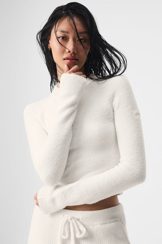 Snuggle Up Sweater Long‑Sleeve — Ivory