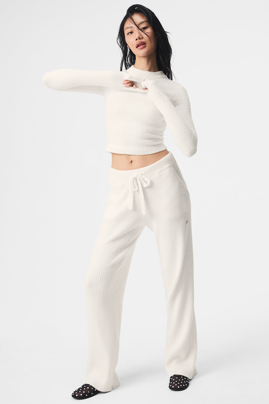 Snuggle Up Sweater Long‑Sleeve — Ivory
