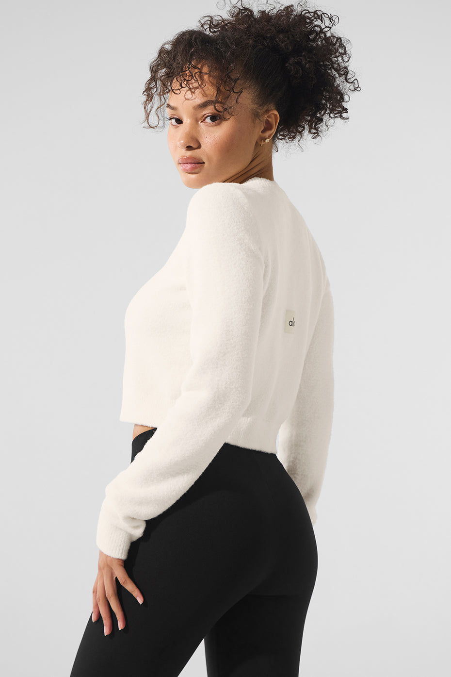 Snuggle Up Sweater Cropped Cardigan — Ivory