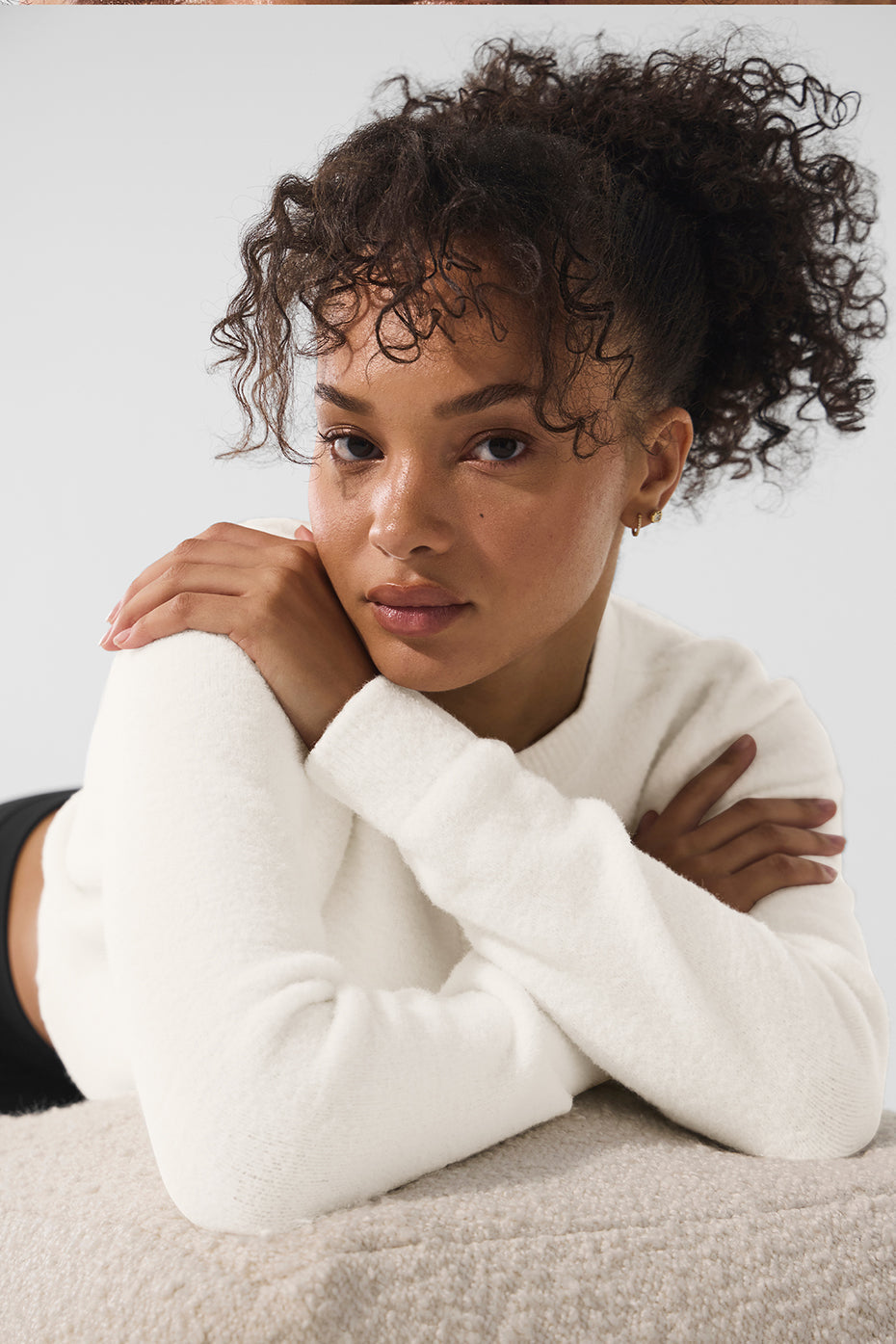 Snuggle Up Sweater Cropped Cardigan — Ivory