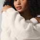 Snuggle Up Sweater Shawl — Ivory