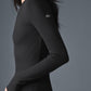 Ribbed Mesmerize Long‑Sleeve — Black