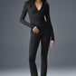 Ribbed Mesmerize Long‑Sleeve — Black