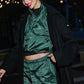 Cropped Afterglow Crew Sweatshirt — Winter Ivy