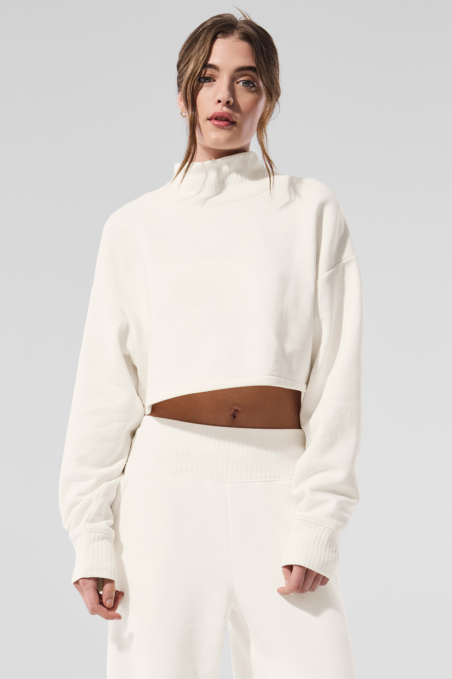 Cropped Serenity Coverup — Ivory
