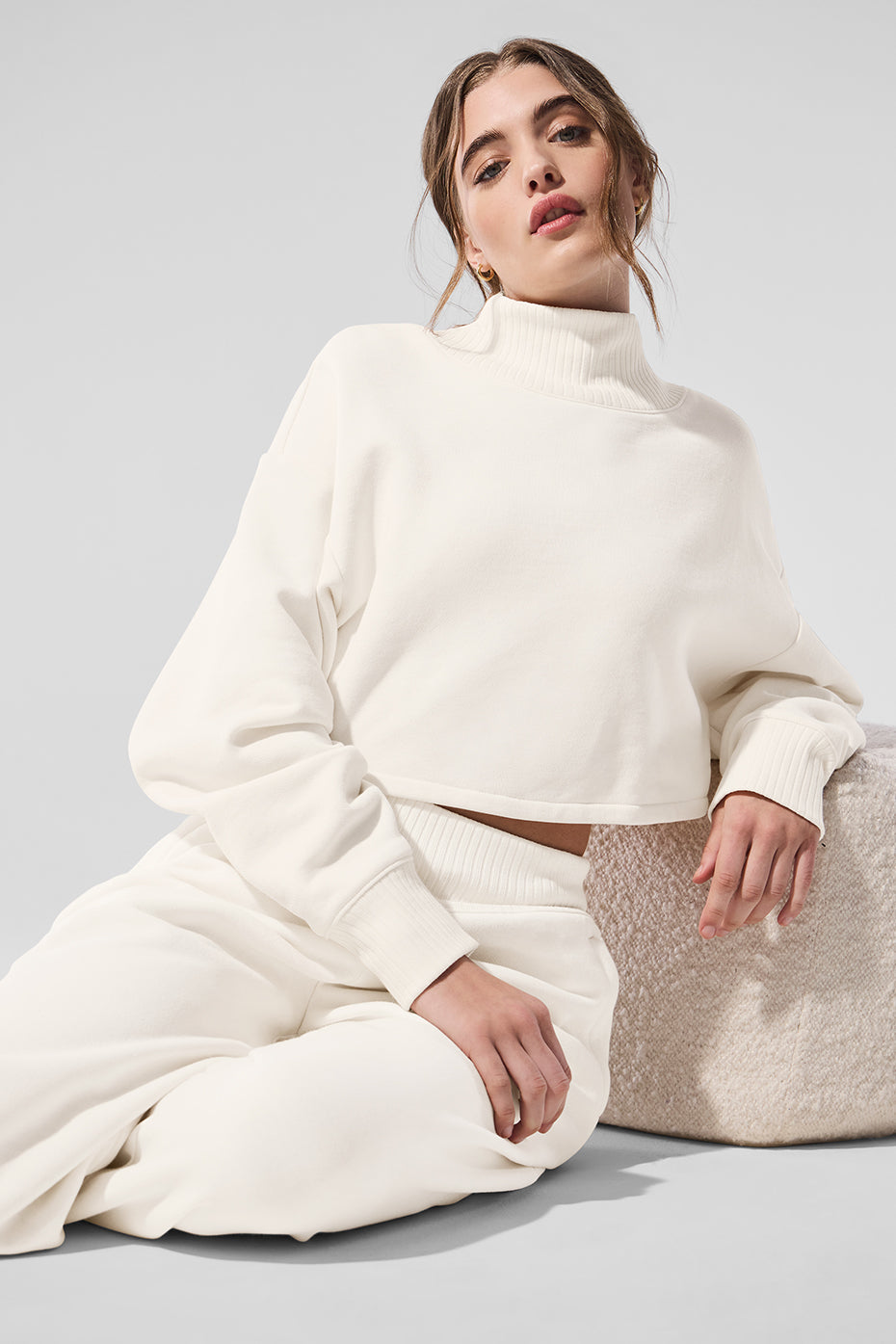 Cropped Serenity Coverup — Ivory
