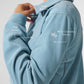 Micro Corduroy Cropped Dreamer Button Down — Celestial Blue