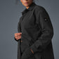 Pinstripe Daylight Button Down Long‑Sleeve — Black/Titanium