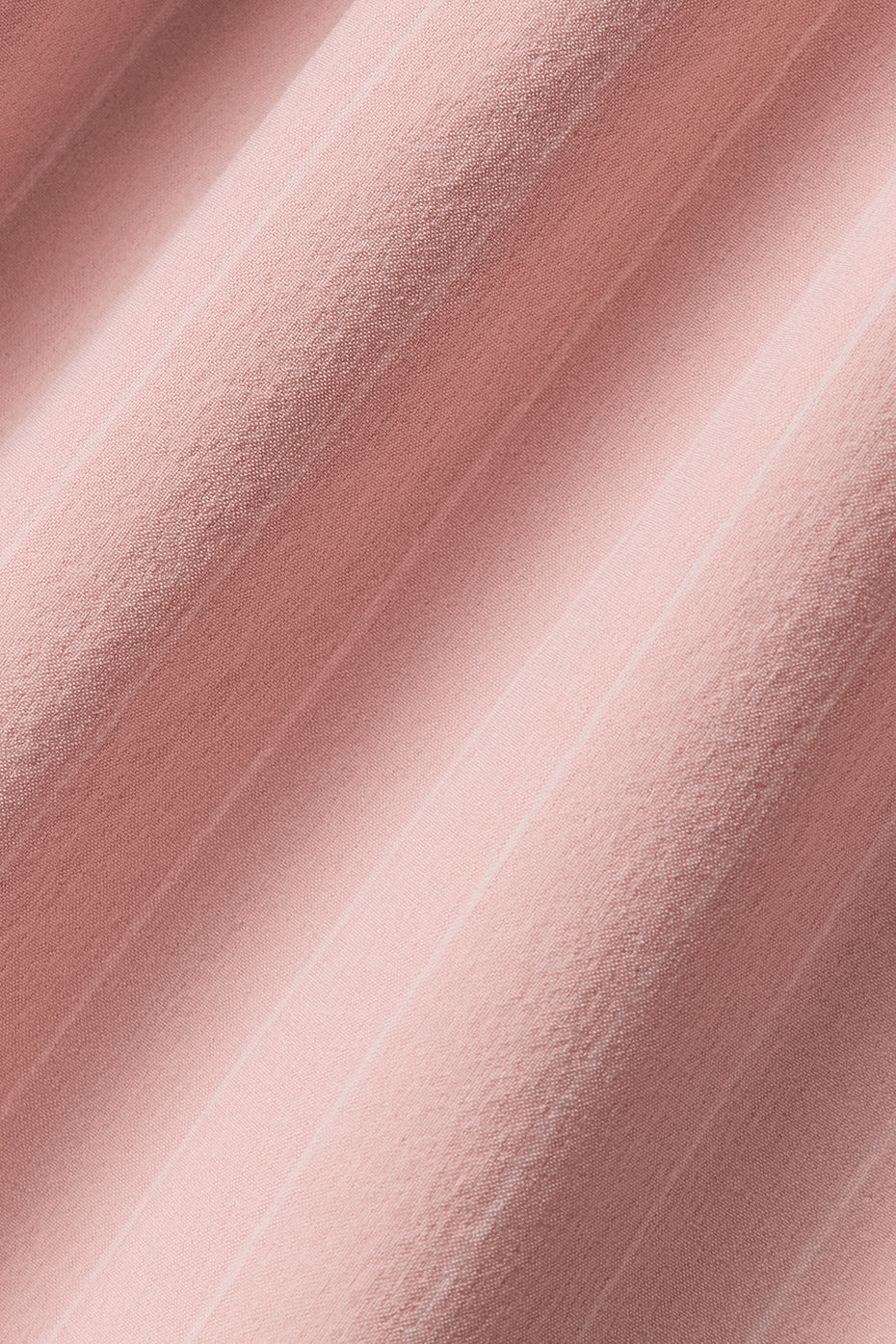 Pinstripe Daylight Button Down Long‑Sleeve — Pink Quartz/Ivory