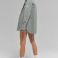 Pinstripe Daylight Button Down Long‑Sleeve — Lunar Grey/White