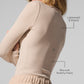 Ribbed Modal Long‑Sleeve — Macadamia