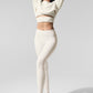 Extreme Cropped Crew Sweatshirt — Ivory