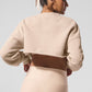 Extreme Cropped Crew Sweatshirt — Macadamia