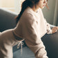 Extreme Cropped Crew Sweatshirt — Macadamia