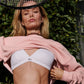 Extreme Cropped Crew Sweatshirt — Pink Quartz