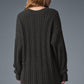 Cable Knit Winter Bliss Cardigan — Dark Heather Grey