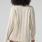 Cable Knit Winter Bliss Cardigan — Ivory