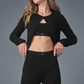 Pointelle Sweater Be Mine Cardigan — Black