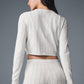Pointelle Sweater Be Mine Cardigan — Light Grey Heather