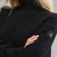 Winter Magic Cashmere Turtleneck — Black