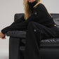 Winter Magic Cashmere Turtleneck — Black