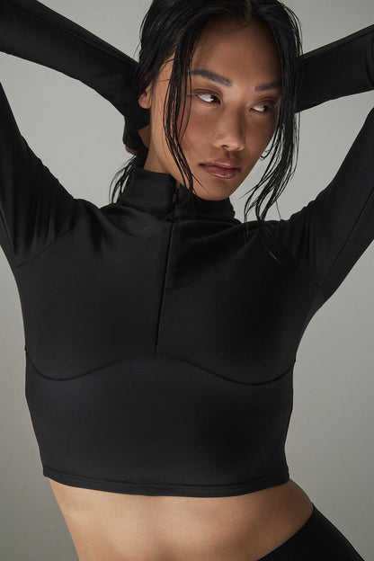Airlift Winter Warm Ski Time Long‑Sleeve — Black