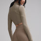 Airlift Winter Warm Ski Time Long‑Sleeve — Light Cocoa