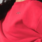 Cropped Accolade Crewneck — Candy Red