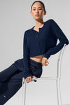 Supernatural Sweater Cardigan — Navy