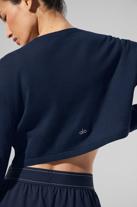 Supernatural Sweater Cardigan — Navy